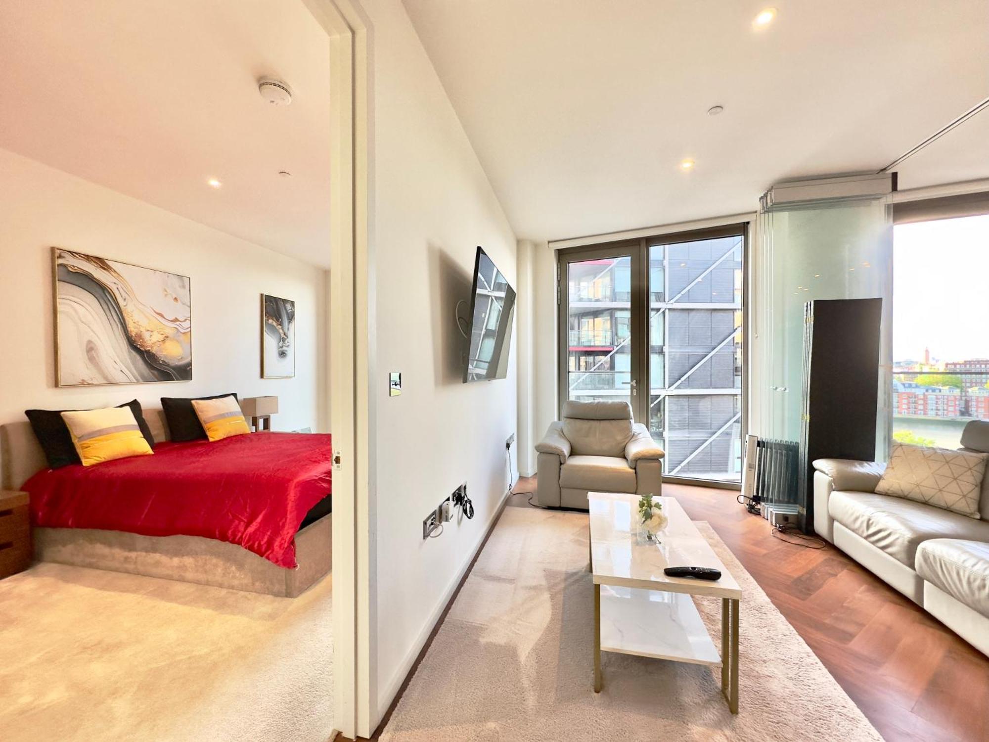 Lavish Penthouse River View Fast Wifi - Luxurylondonstays Eksteriør bilde